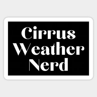 Cirrus Weather Nerd Magnet